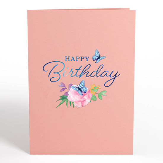 Birthday Blue Morpho Butterfly Pop-Up Card – Lovepop