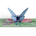 Birthday Blue Morpho Butterfly Pop-Up Card