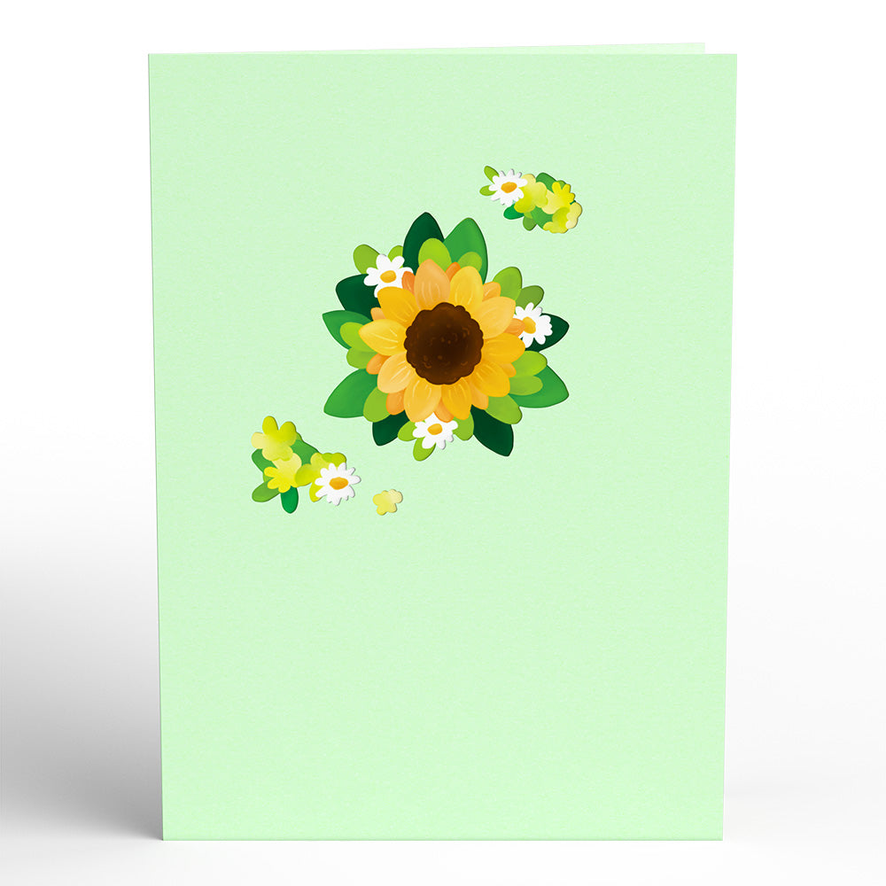 Sunflower Butterflies Pop-Up Card