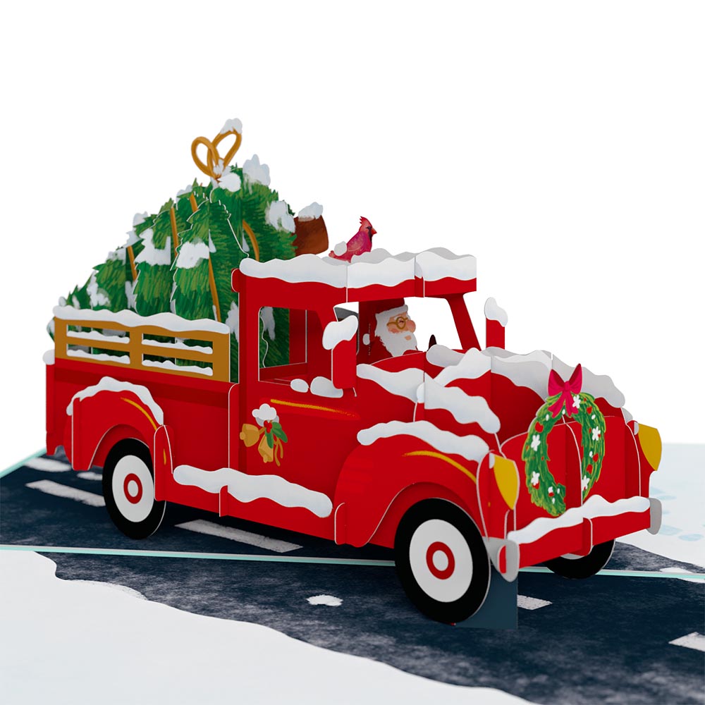 Christmas Truck Pop-Up Card