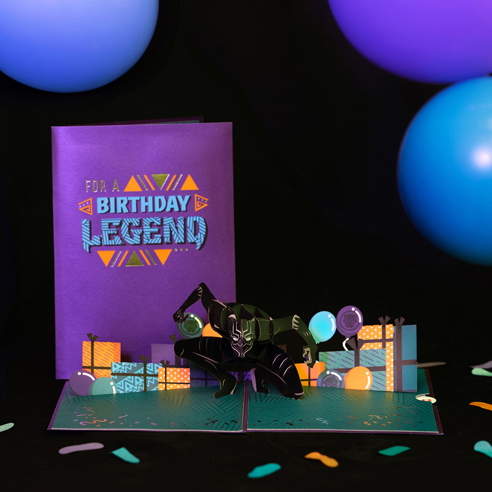 Marvel's Black Panther Birthday Legend Pop-Up Card