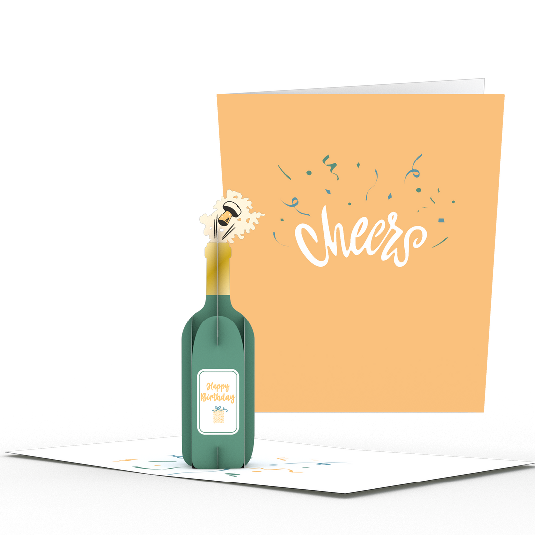 Happy Birthday Cheers: Paperpop® Card