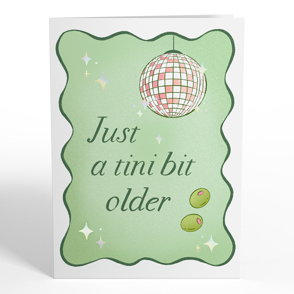 Just a Tini Bit Older Birthday Pop-Up Card