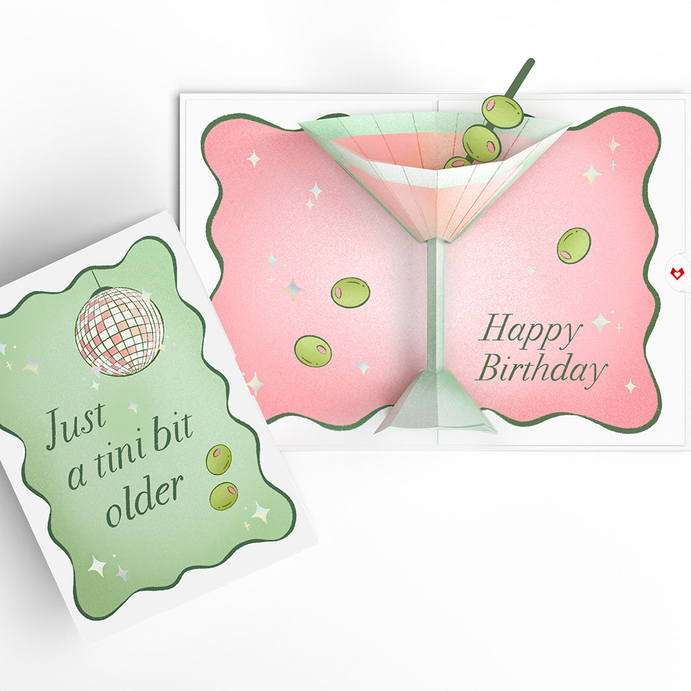 Just a Tini Bit Older Birthday Pop-Up Card