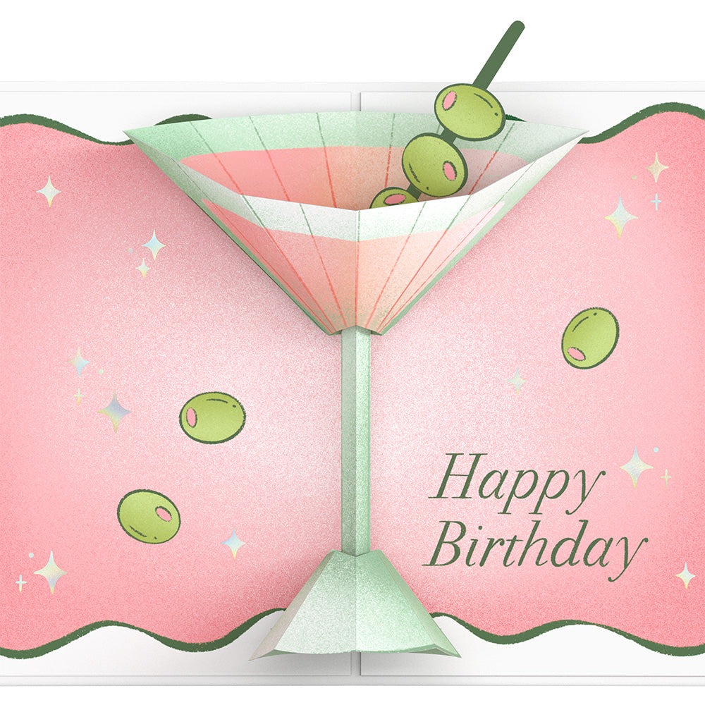 Just a Tini Bit Older Birthday Pop-Up Card