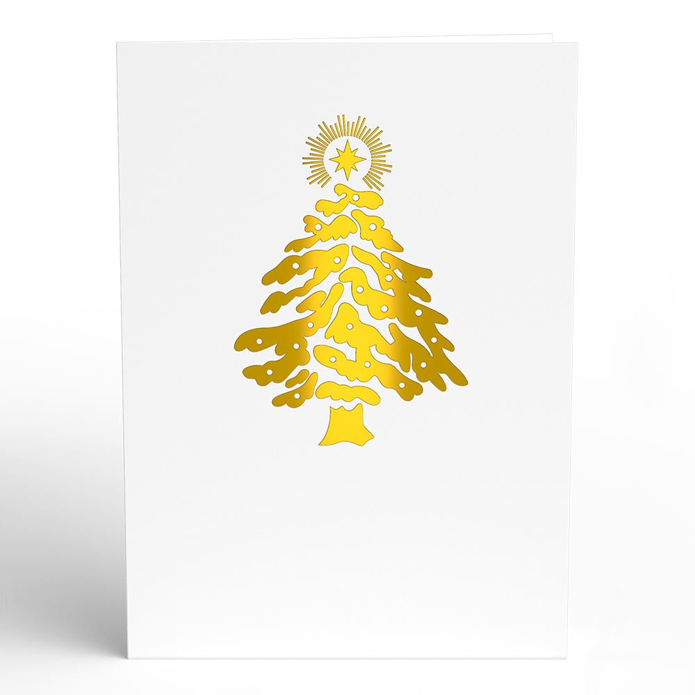 Woodland White Christmas Pop-Up Card