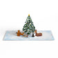 Woodland White Christmas Pop-Up Card