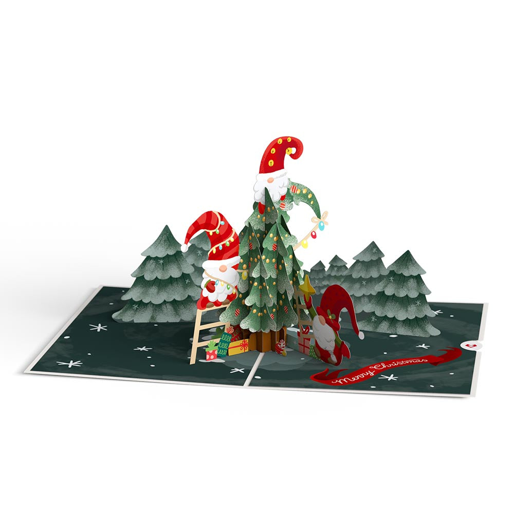 Christmas Gnomes Pop-Up Card