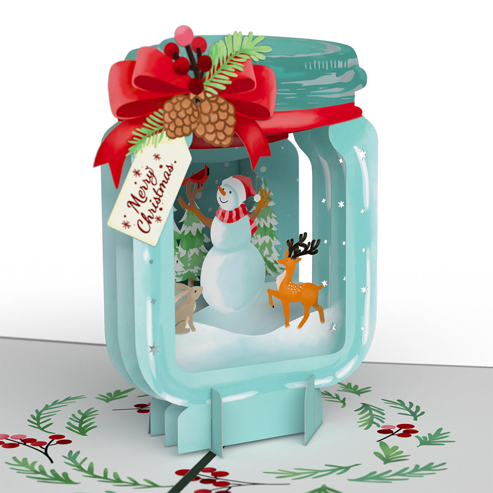 Christmas Jar Pop-Up Card