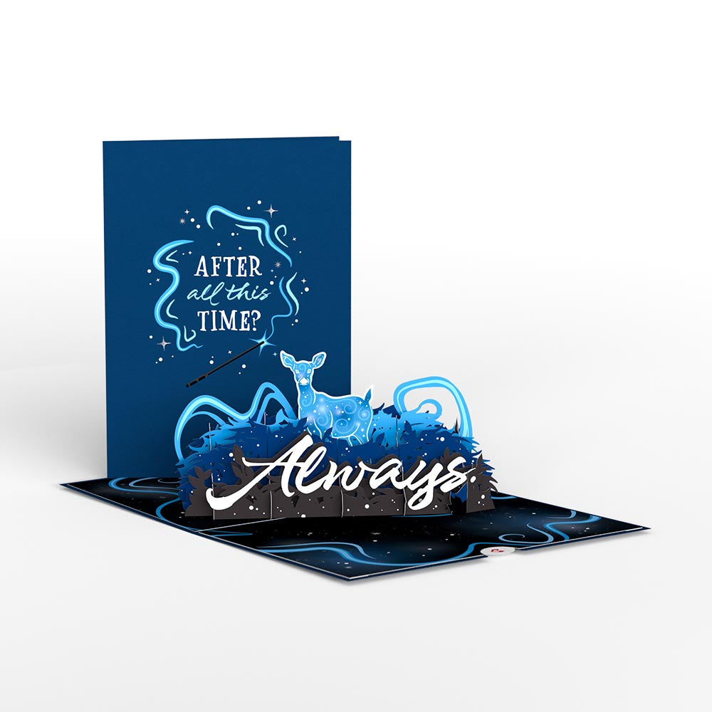 Harry Potter™ Always  Pop-Up Card & Flower Buds Bouquet Bundle