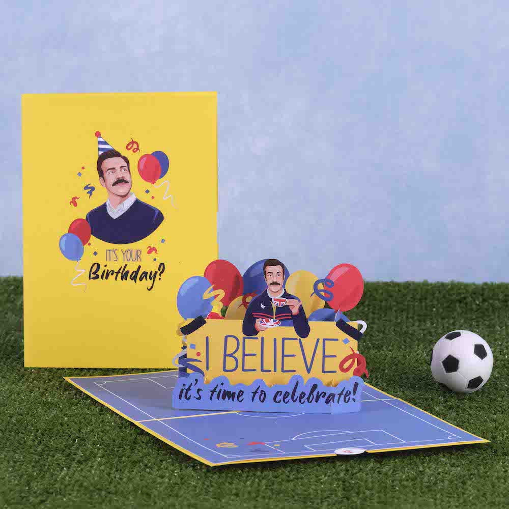 Ted Lasso I Believe Birthday Pop-Up Card