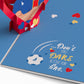 Ted Lasso Don't You Dare Settle For Fine Pop-Up Card