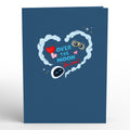 Disney and Pixar's WALL•E Over The Moon For You Pop-Up Card
