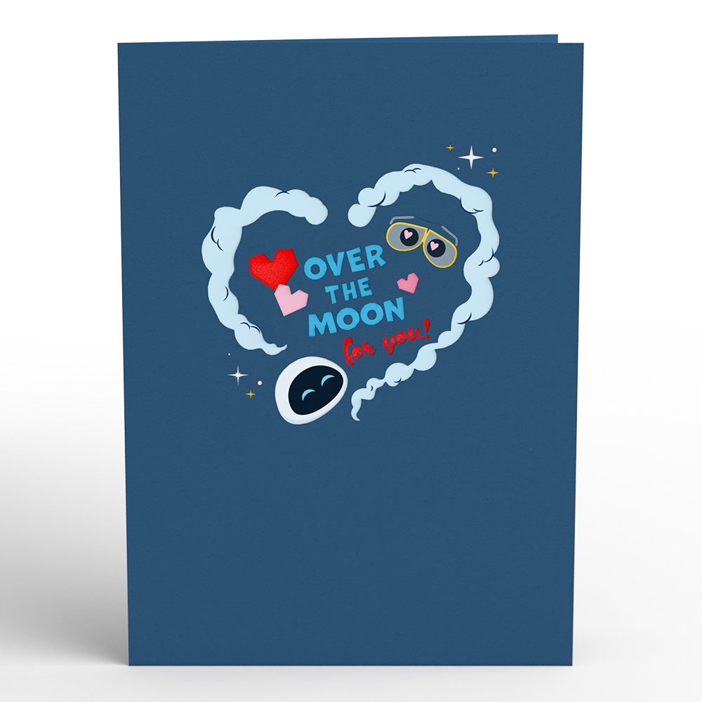 Disney and Pixar's WALL•E Over The Moon For You Pop-Up Card