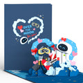 Disney and Pixar's WALL•E Over The Moon For You Pop-Up Card