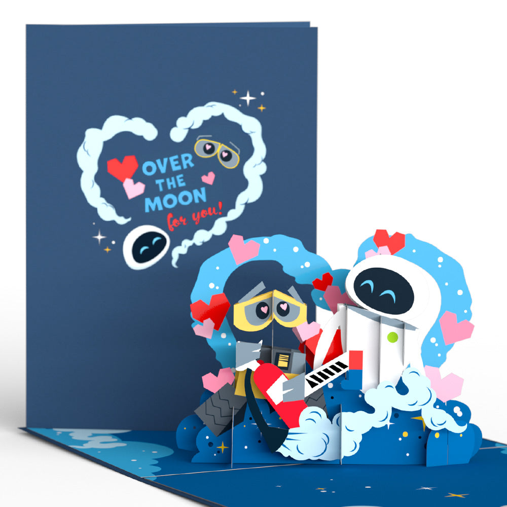 Disney and Pixar's WALL•E Over The Moon For You Pop-Up Card