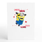 Minions Eye Love You Pop-Up Card