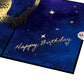 Aquarius Zodiac Birthday Pop-Up Card