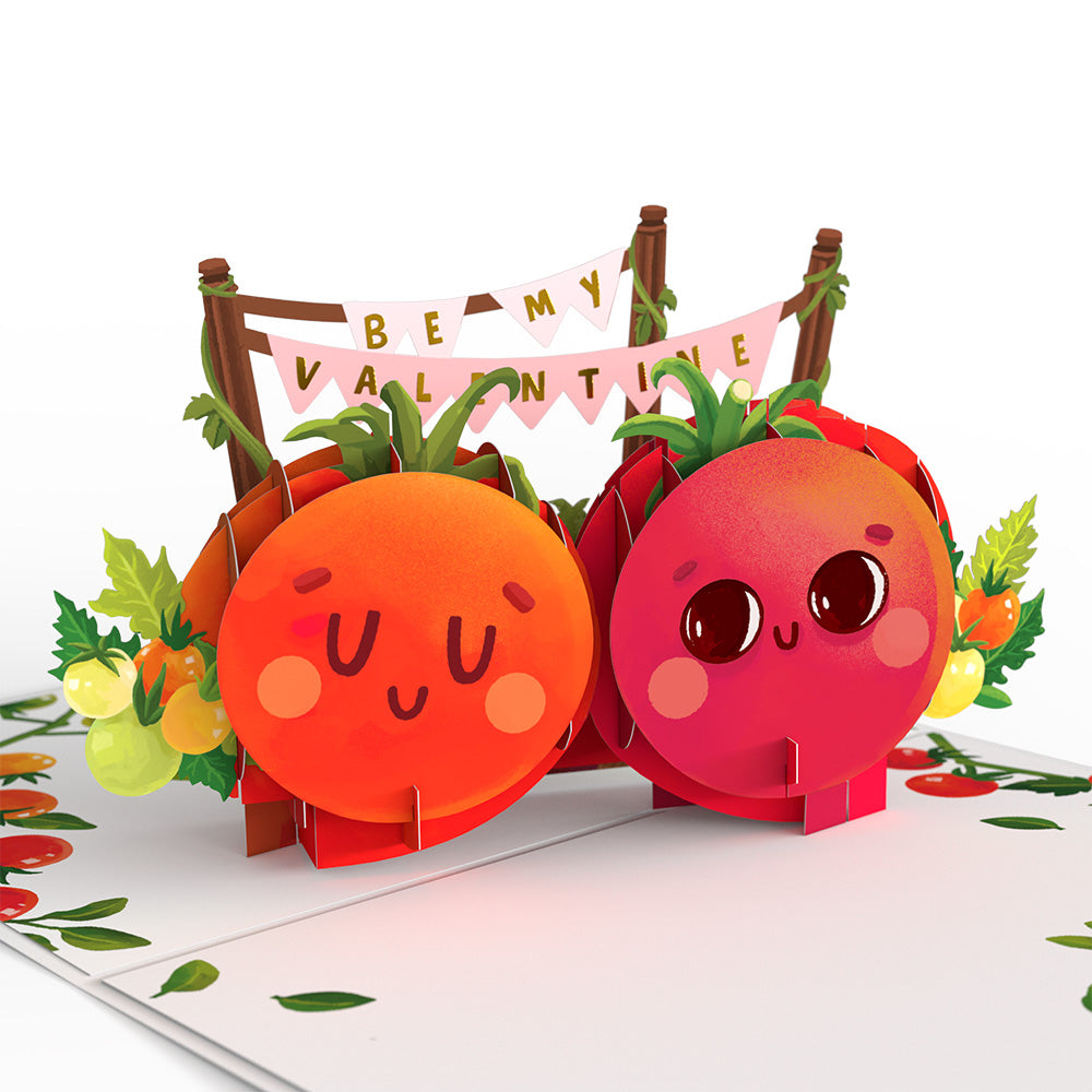 I Love You From Head To-ma-toes Pop-Up Card