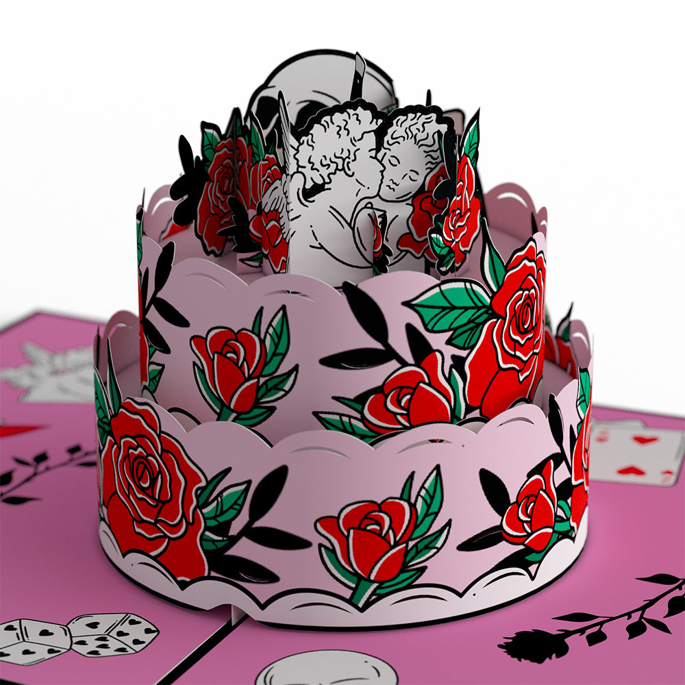 Fatally Yours Love Pop-Up Card and Sentiment Set for Partner