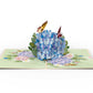 Hydrangea Butterflies Pop-Up Card