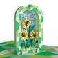 Stained Glass Sunflowers Anniversary Pop-Up Card and Sentiment Set