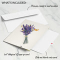 Lavender Bicycle Pop-Up Card