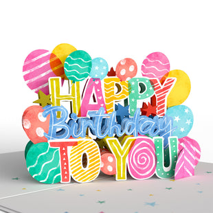 Let's Celebrate Birthday Pop-Up Card