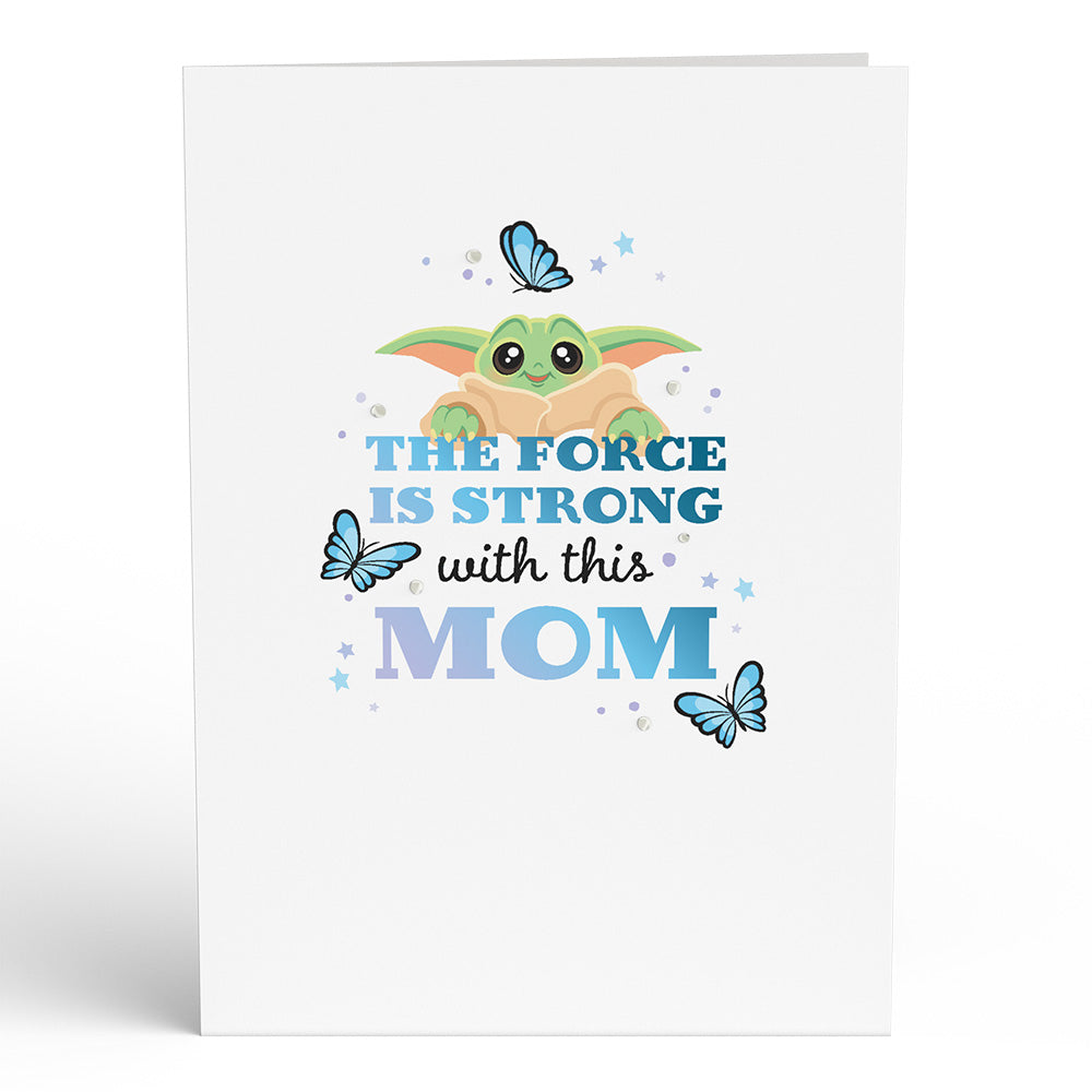 Star Wars™ The Mandalorian™ Grogu™ Mother's Day Butterfly Pop-Up Card