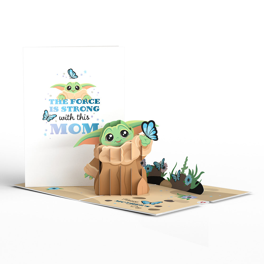 Star Wars™ The Mandalorian™ Grogu™ Mother's Day Butterfly Pop-Up Card