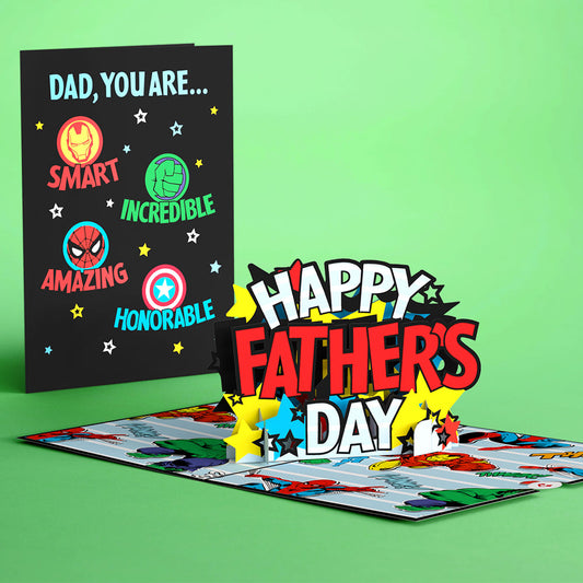 Marvel's Avengers Super-Hero Father's Day Pop-Up Card