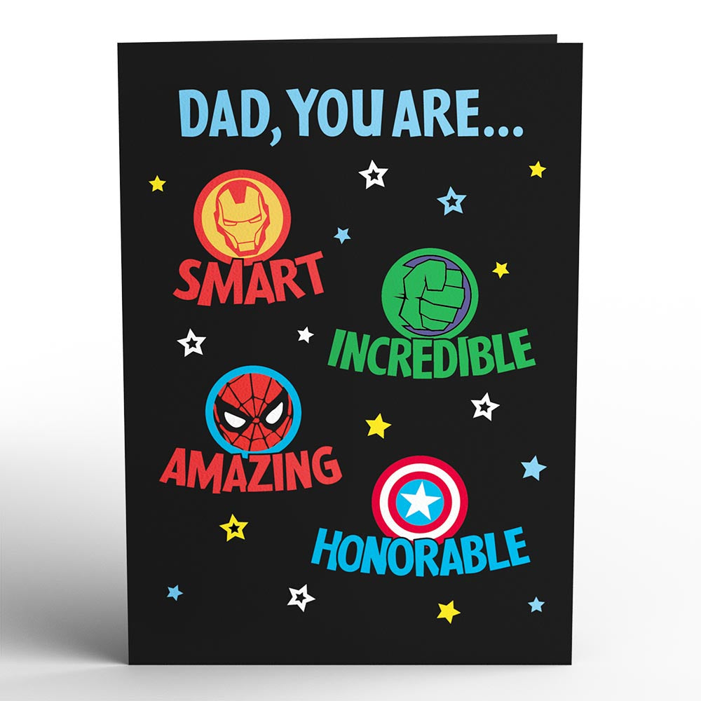 Marvel's Avengers Super-Hero Father's Day Pop-Up Card