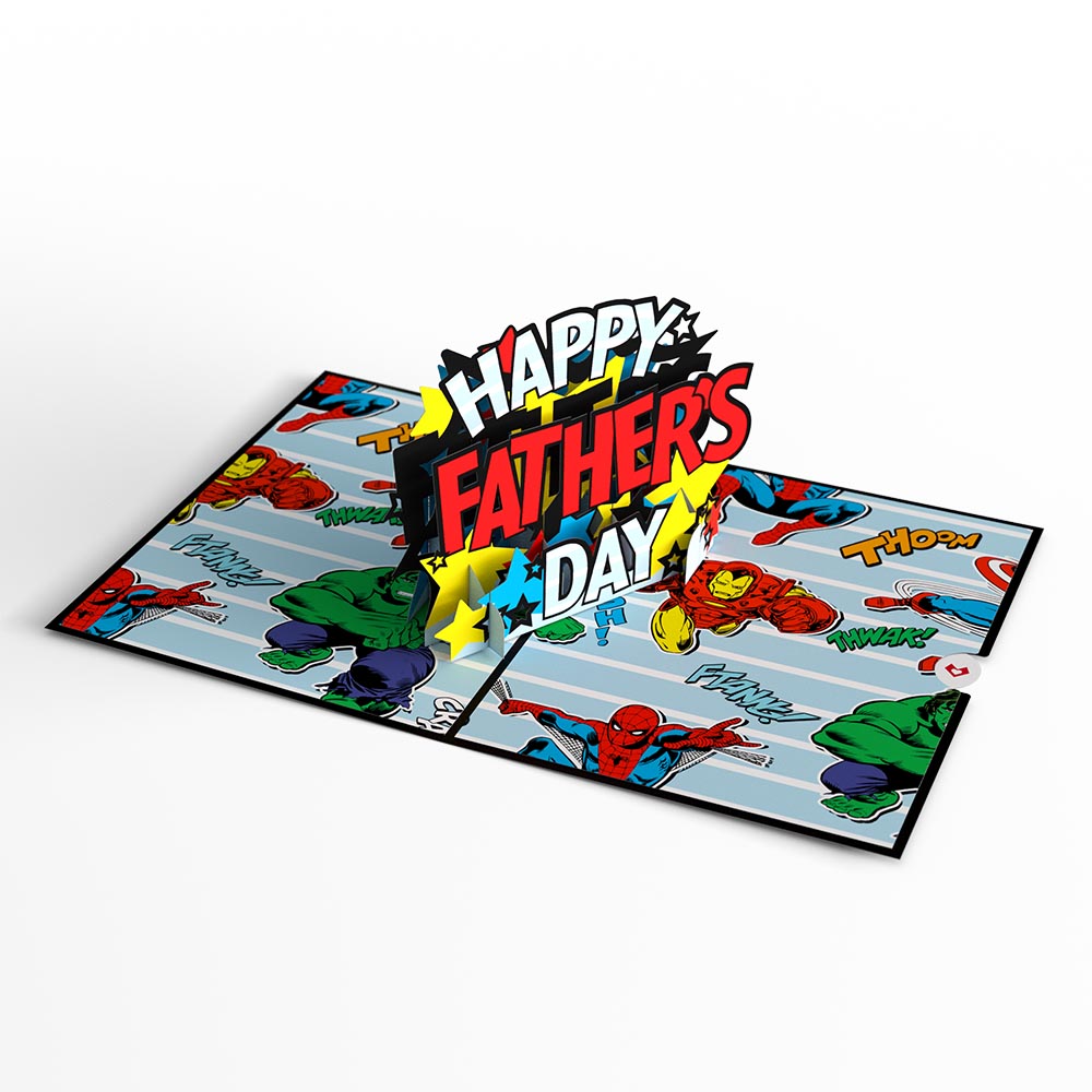 Marvel's Avengers Super-Hero Father's Day Pop-Up Card