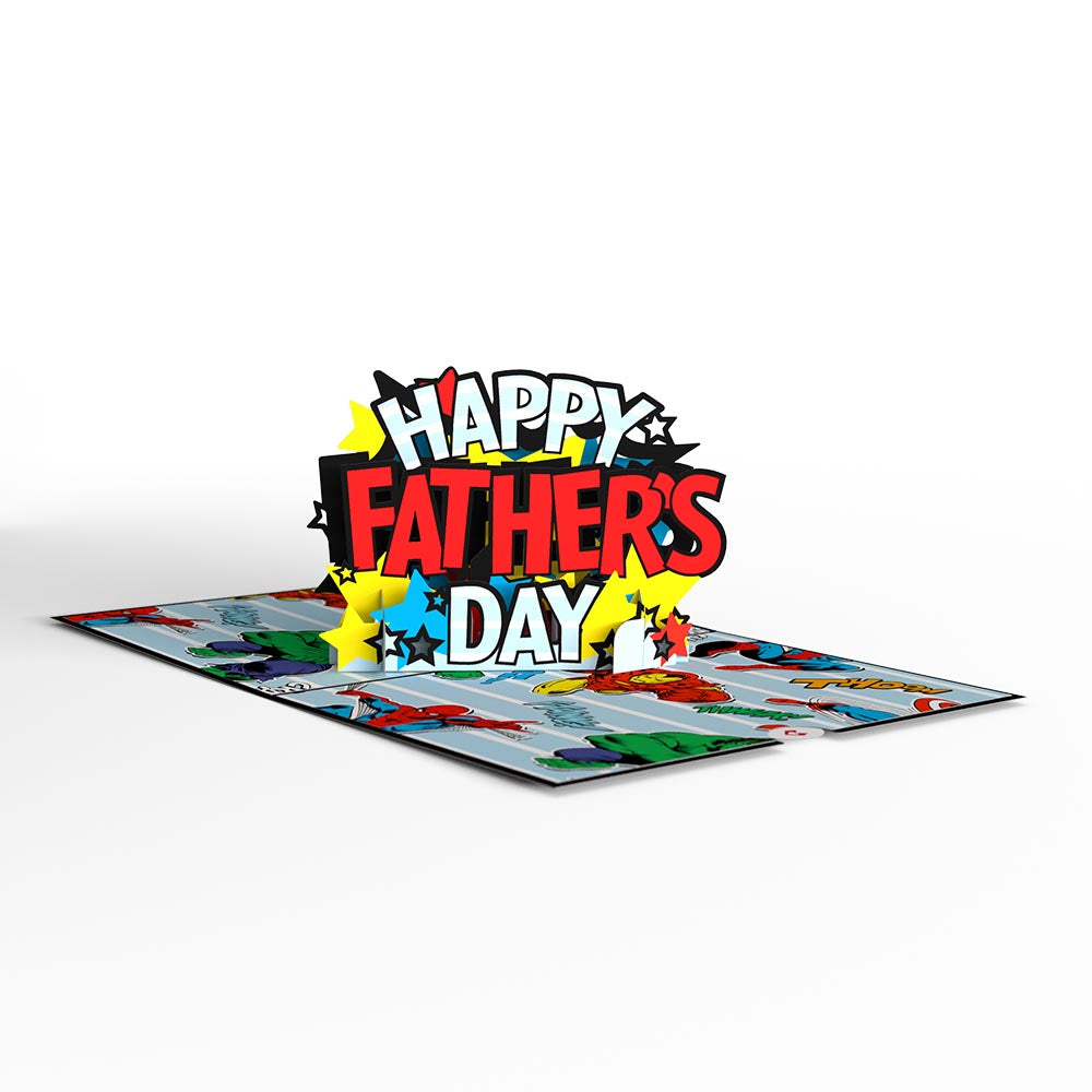 Marvel's Avengers Super-Hero Father's Day Pop-Up Card