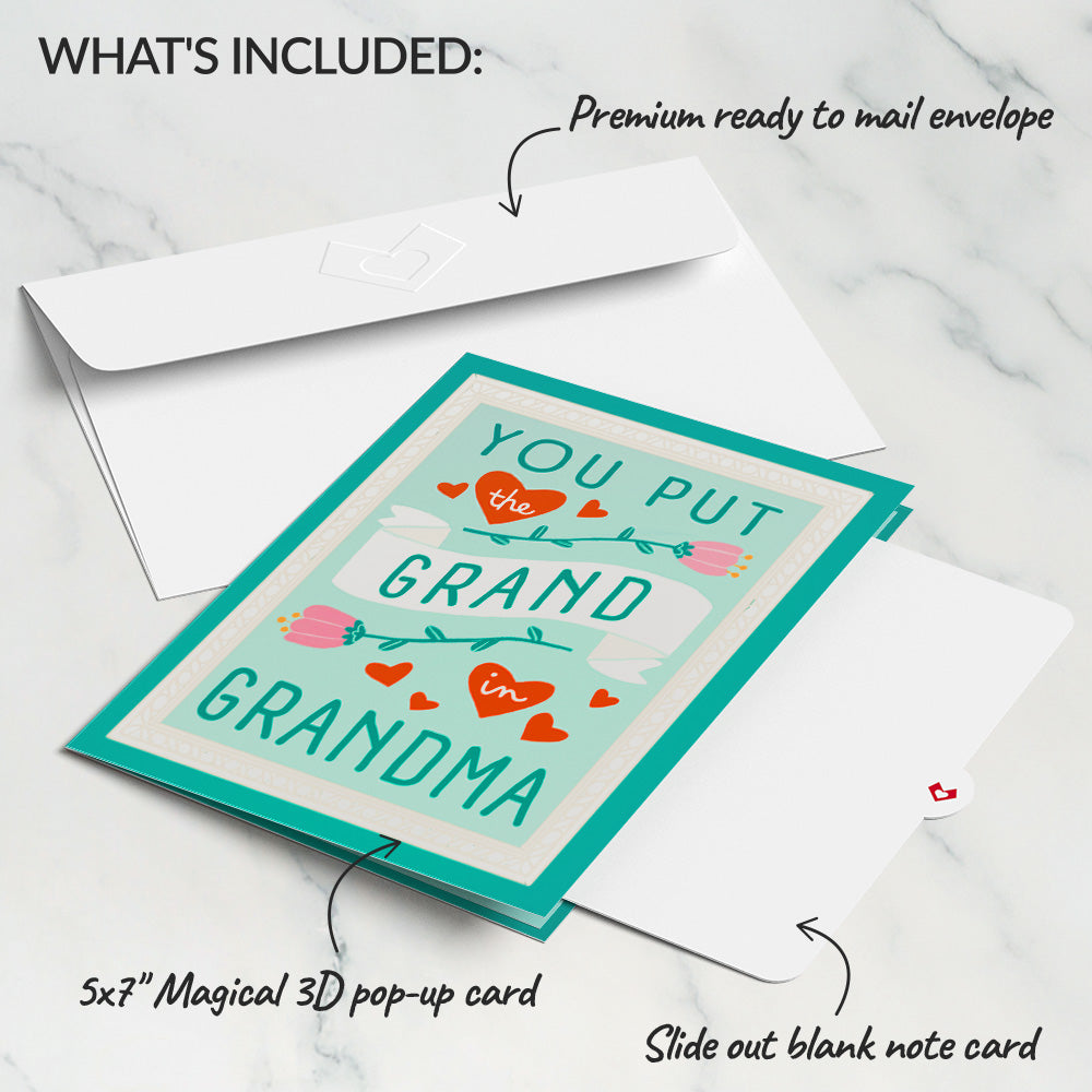 You Put the Grand in Grandma Mother’s Day Pop-Up Card