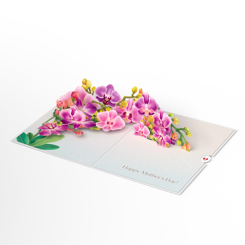 Mother's Day Pop Up Orchid Card