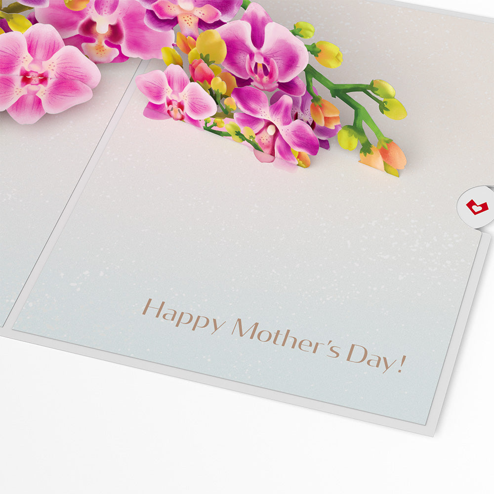 Mother's Day Pop Up Orchid Card