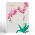 Mother’s Day Orchid Pop-Up Card & Suncatcher Bouquet Bundle
