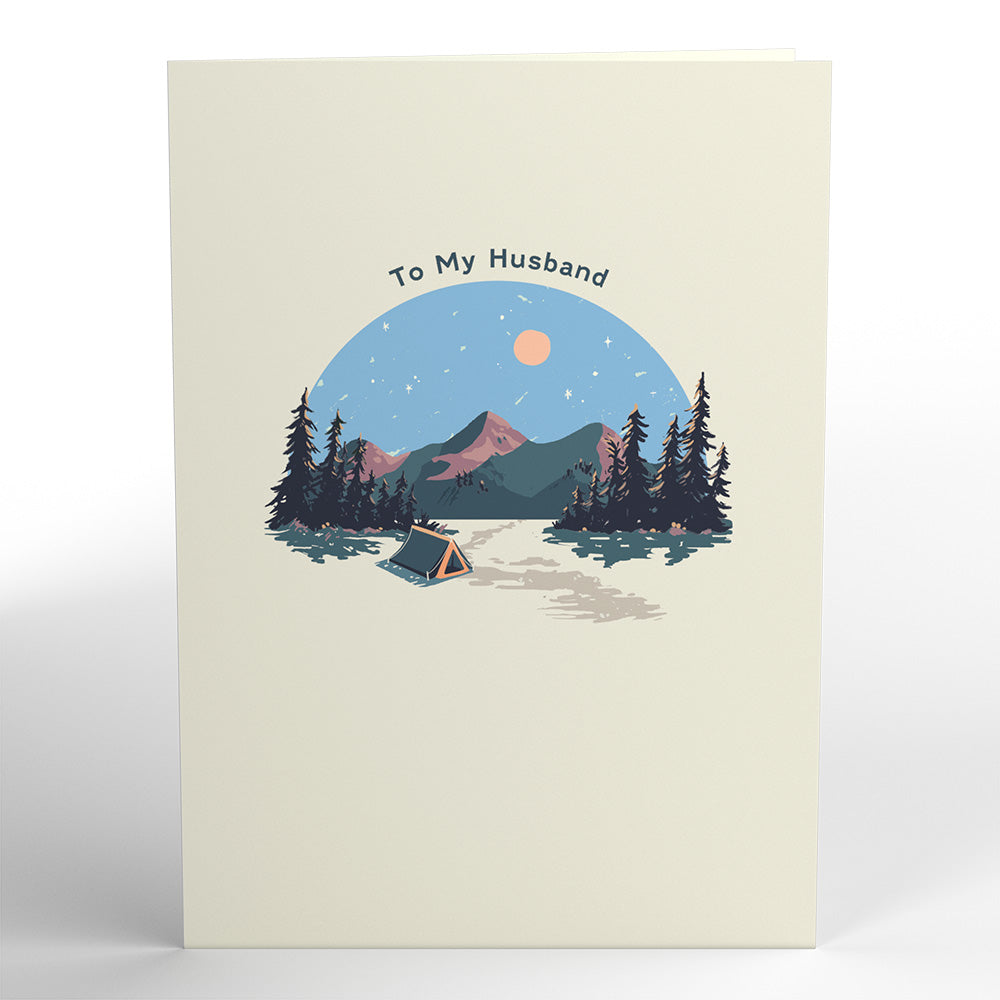 Husband Happy Father’s Day Compass Pop-Up Card