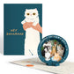Cat Dad Father's Day Pop-Up Card