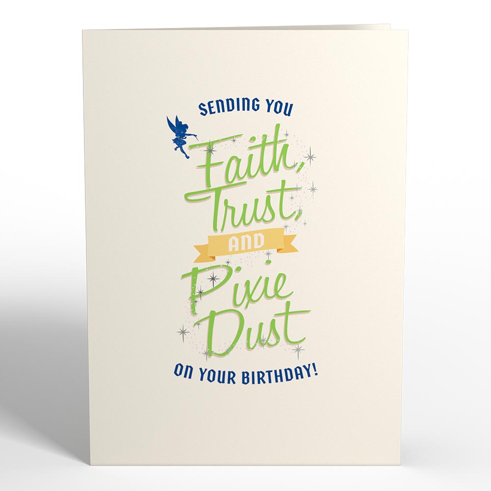 Disney's Tinker Bell Pixie Dust Birthday Pop-Up Card