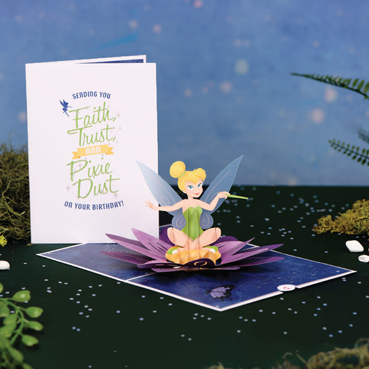 Disney's Tinker Bell Pixie Dust Birthday Pop-Up Card