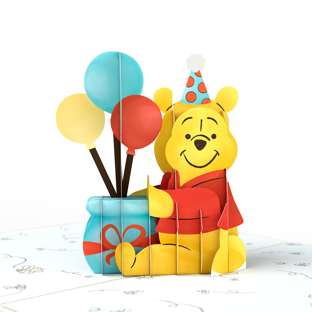 Disney’s Winnie The Pooh Sweet as Hunny Birthday Pop-Up Card