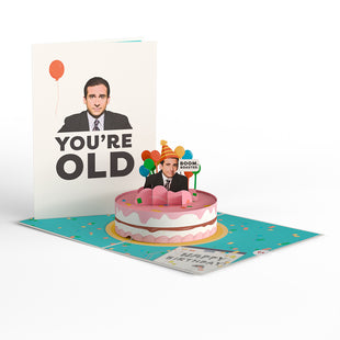The Office You're Old Birthday Pop-Up Card greeting card -  Lovepop
