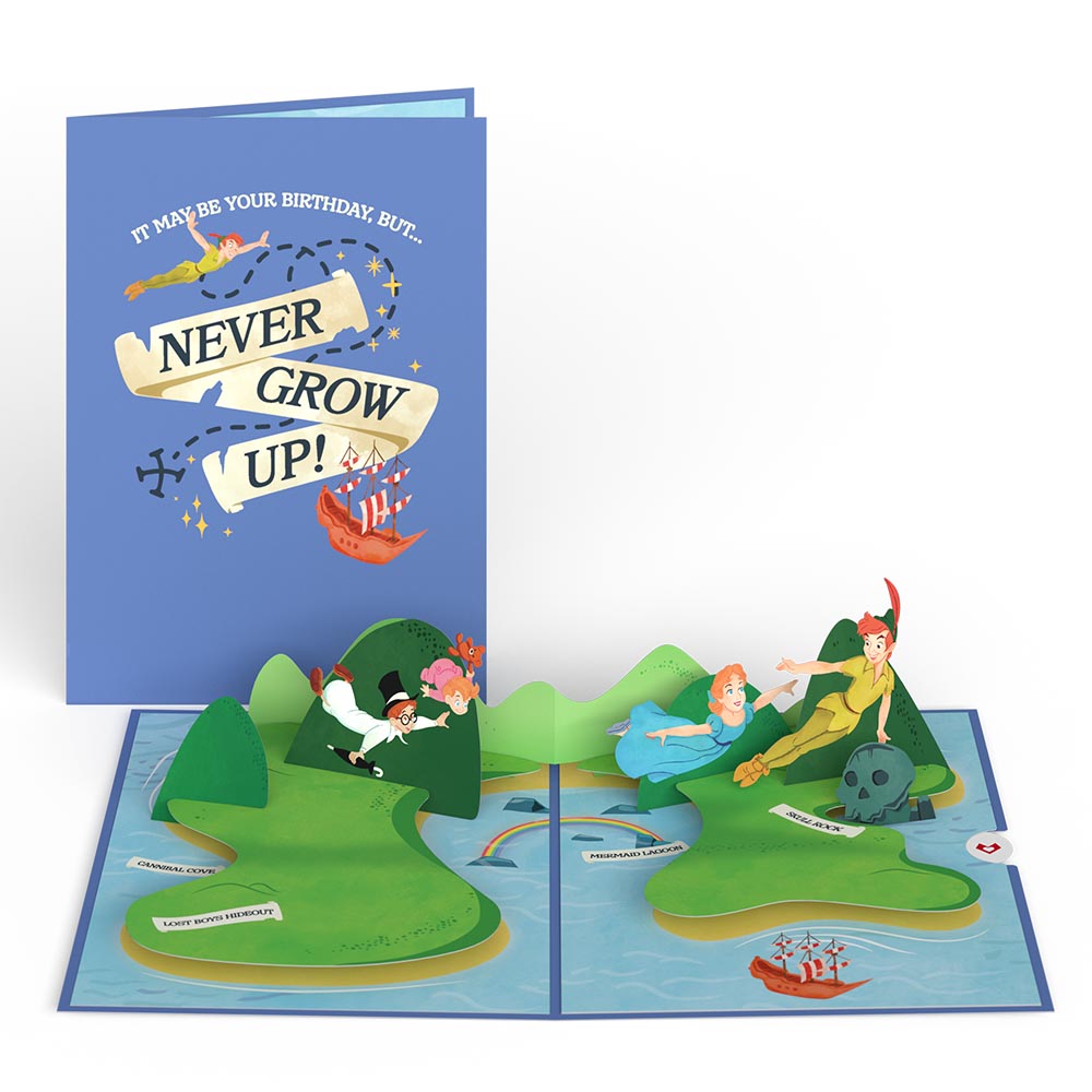 Disney's Peter Pan Neverland Birthday Pop-Up Card