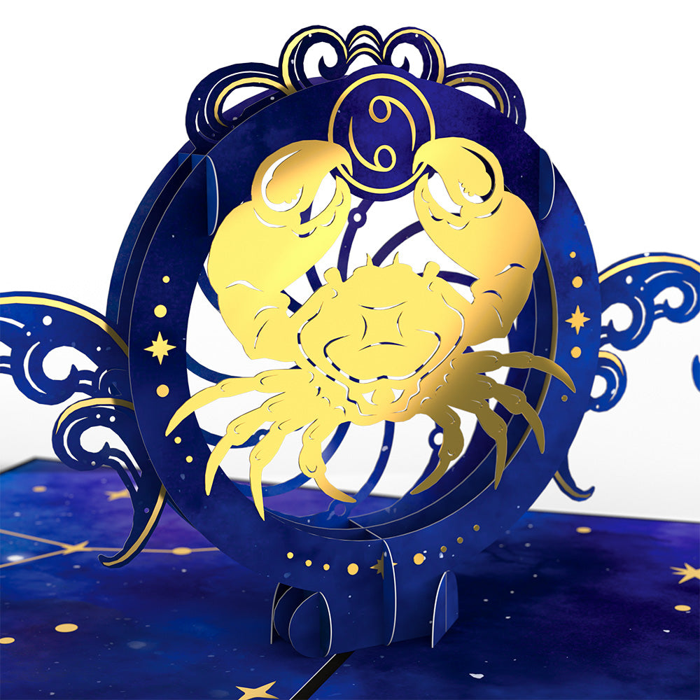 Cancer Zodiac Birthday Pop-Up Card and Sentiment Set