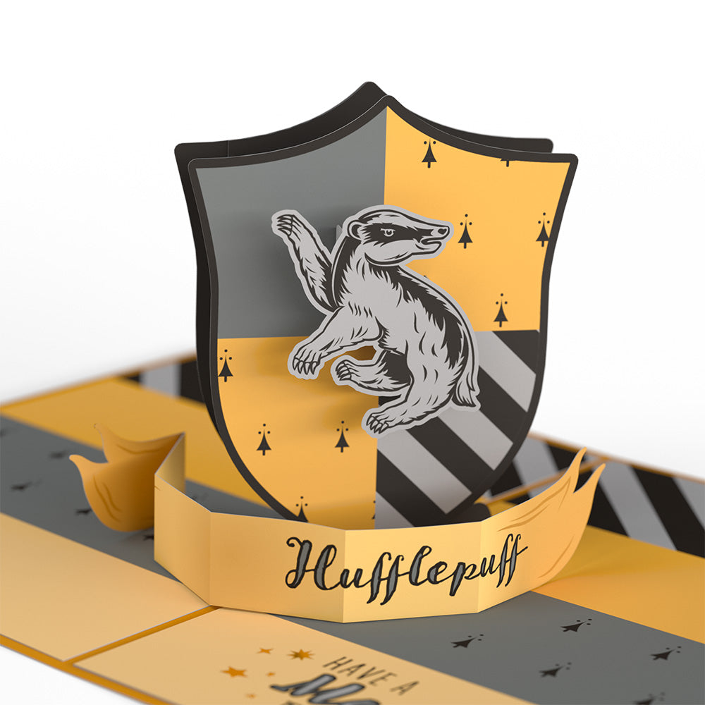 Harry Potter Hufflepuff™ Birthday Pop-Up Card