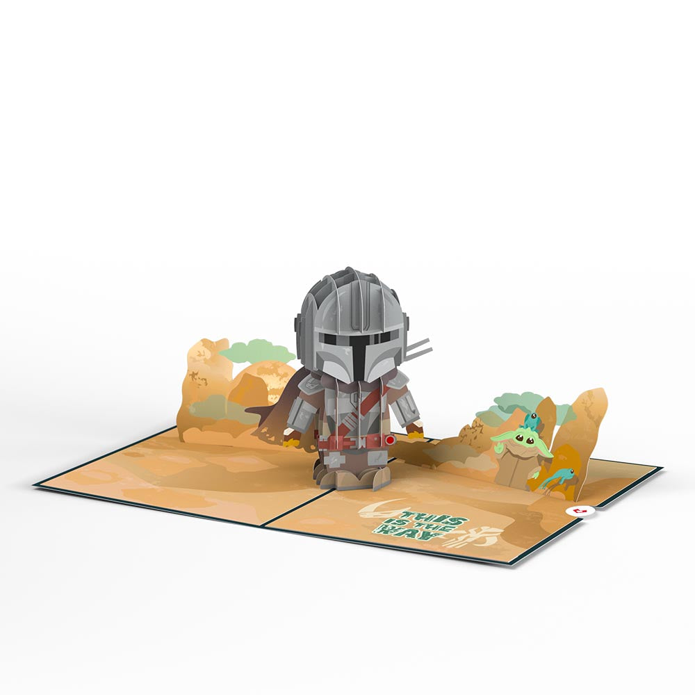 Star Wars™ The Mandalorian™ Legendary Warrior Birthday Pop-Up Card