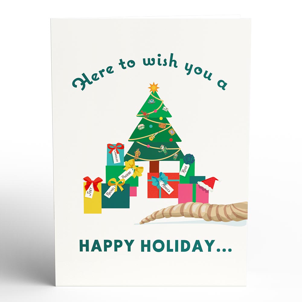 Friends Holiday Armadillo Pop-Up Card