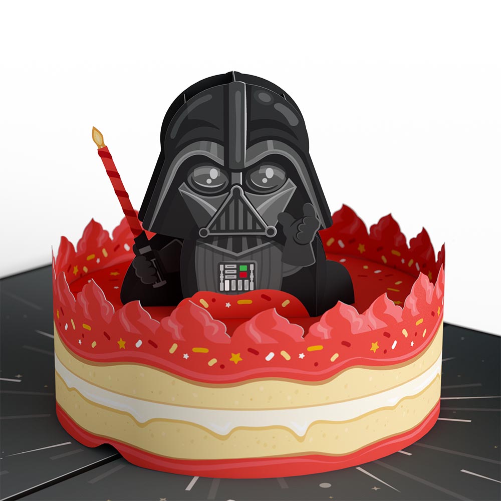 Star Wars™ Darth Vader™ Birthday Cake Pop-Up Card